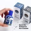 3 Colors Permanent Marker Ink,40ml,Oily,Quick-Drying,Waterproof And Non-Fading,Non-Erasable Marker Ink Refill 1 Box