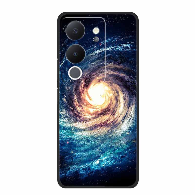 Phone Case For Vivo V30 Lite 5G Back Cover Case Shockproof Black Silicone Soft Funda For Vivo V30 Lite Case V 30 Lite Coque Capa