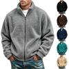 Giacca casual da uomo a maniche lunghe con zip per l'uso quotidiano