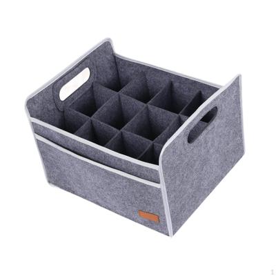 Portabotellas de Vino Licor Bolso Tote Navidad Portátil Plegable Soporte Vacaciones Caddy