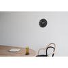Lemnos Paneco Analog Wall Clock, Dark Gray, Made from Recycled Fiber Board, PANECO CLOCK HIL22-10 DGY