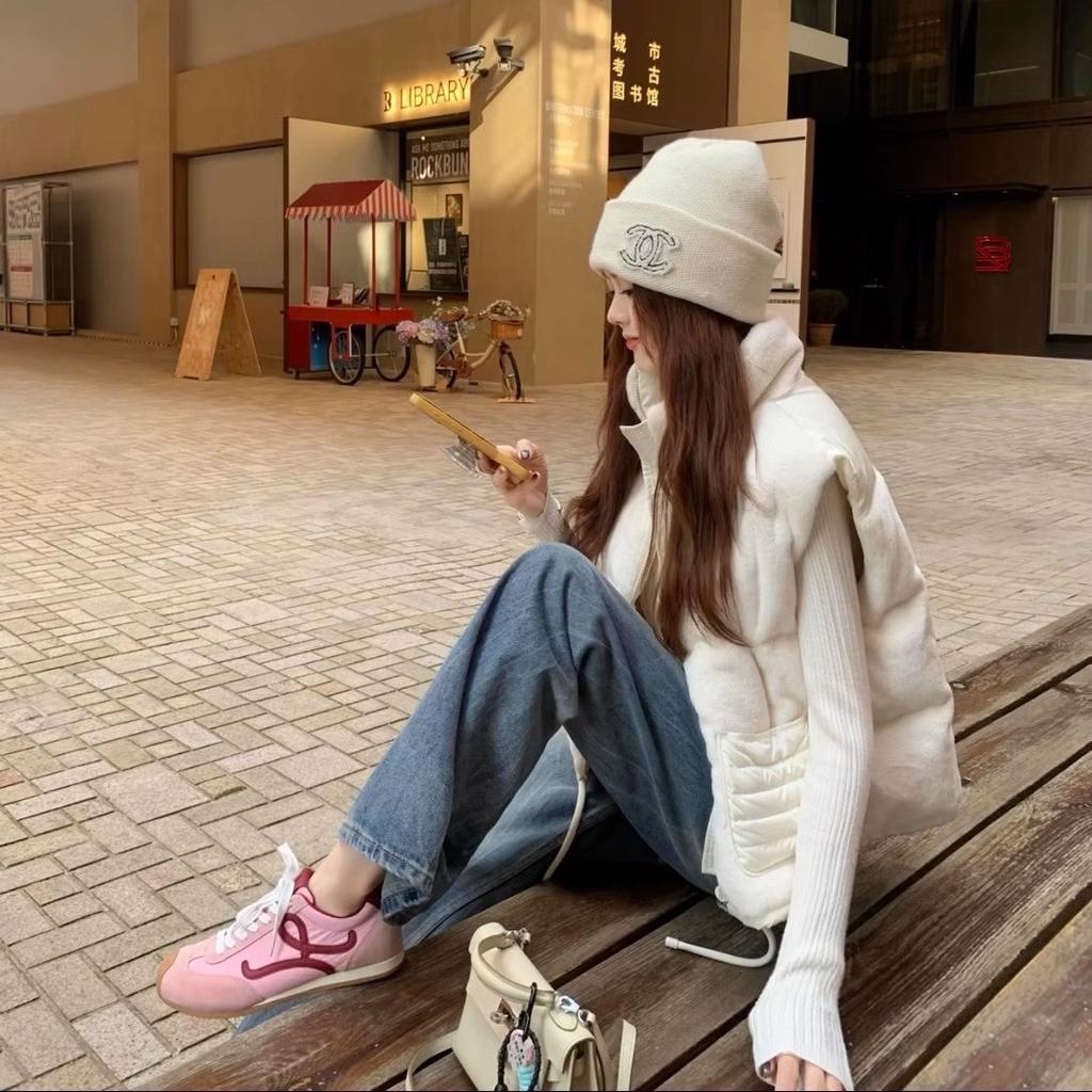 Cowhide Version~ Flat Bottom Inner Height Increase Retro Forrest Gump Shoes Round Head Casual Shoes Women's Lace-up German Training Shoes Sports Sho