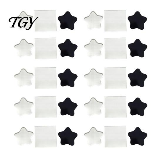 Refrigerator Magnets Craft Supplies 10Pcs DIY Fridge Magnet Kit, Clear Acrylic Magnetic Photo Frame Office Locker Set, Custom Picture Making