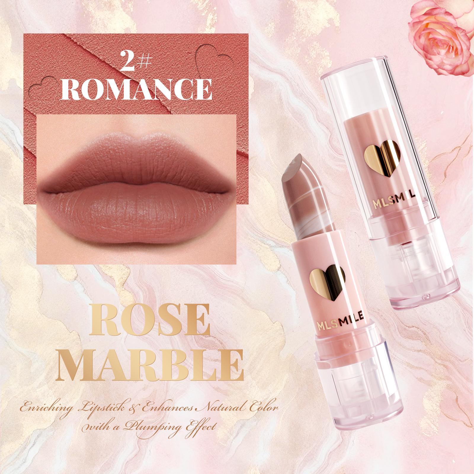 

Помада Rose Marble, бархатистая матовая помада, стойкий матовый блеск для губ, насыщенный цветной макияж для губ, кремовая текстура с матовым финишем