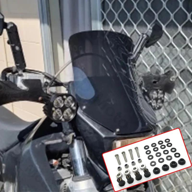 For Suzuki DRZ400SM 2005- DRZ400S 2000- Motorbike Motorcycle Accessories Windscreens Windshield Wind Deflectors Clear