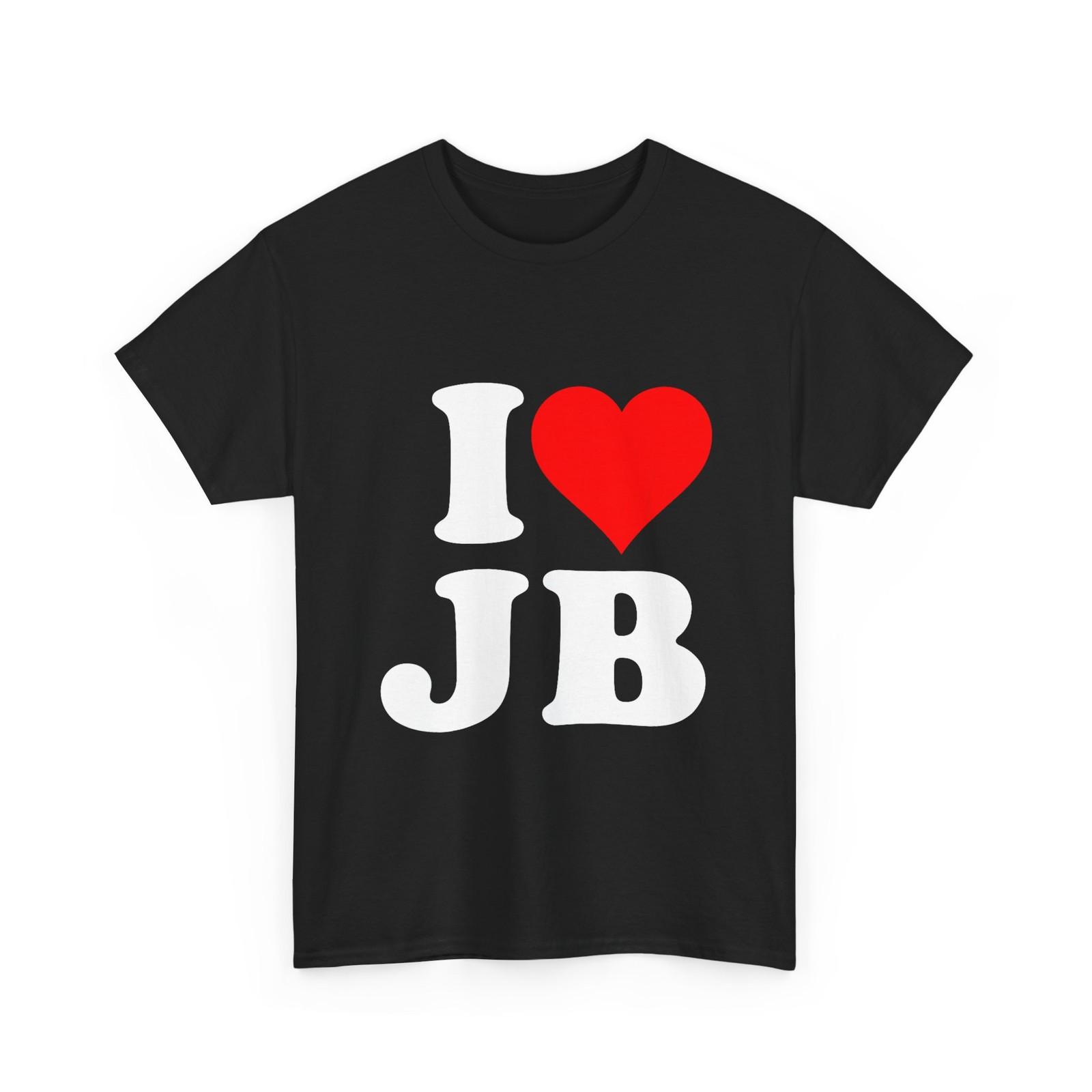 Я люблю JB Сердце Смешная Футболка XXXXL
