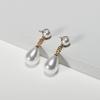 2025 Stylish Water Drop Pearl Stud Earrings with S925 Silver