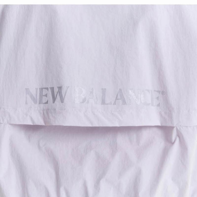 New Balance Jacket Lqj Nbnme2w412 70 Women Lightweight Semi Crop Stand Neck Wovenza