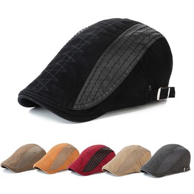 New Casual Hat Men's Fashion Cap Sun Protection Shade Beret Women Painter Forward Hat Cotton