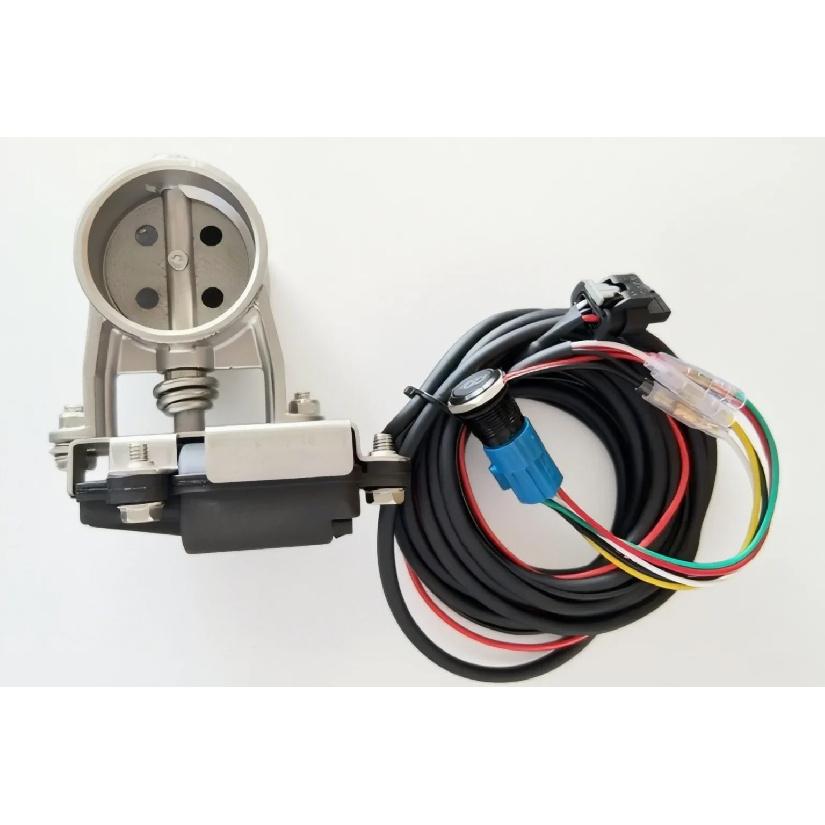Auto/Motorrad Auspuffrohrsystem Lokomotivgeräusch schallgedämpft Edelstahlventil elektronischer Schalter Tastensteuerung 51/60/63m