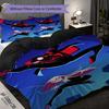 1PC Spider-Man pattern Bedding Quilt Set Quilt Cover Pillowcase Home Decoration Birthday Gift (1 * duvet cover + 2 * pillowcase, without core)
