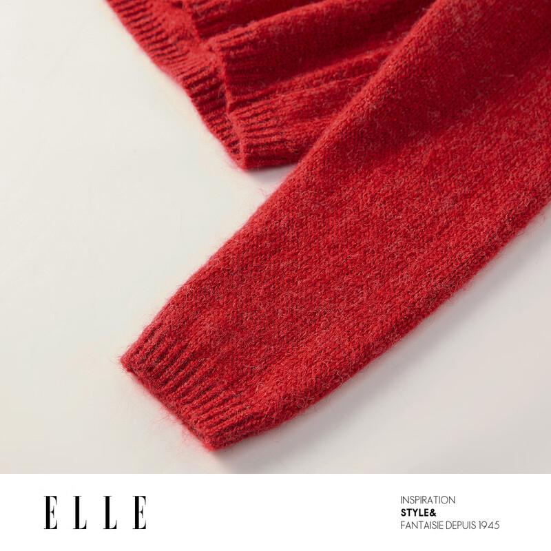 ELLE Women's Wool Blend Hollow Knit Shawl Sweater