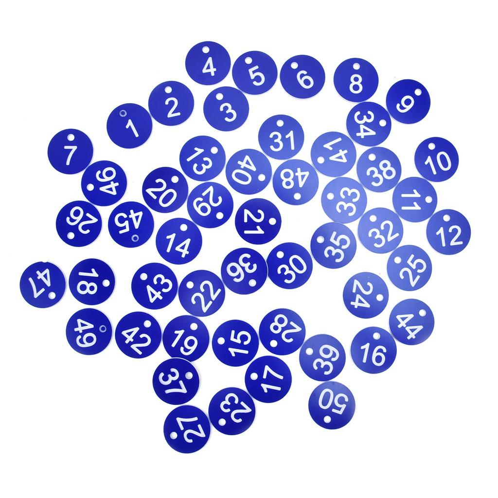 50 STÜCK Nummeriertes Etikett Nummerierter Anhänger für Nutztierhaltung Bienenzucht Tierhaltung Zuchtbedarf