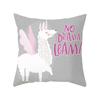 New Cartoon Alpaca Series Pillowcase Home Sofa Release Art Cushion Pillowcase Lazy People
