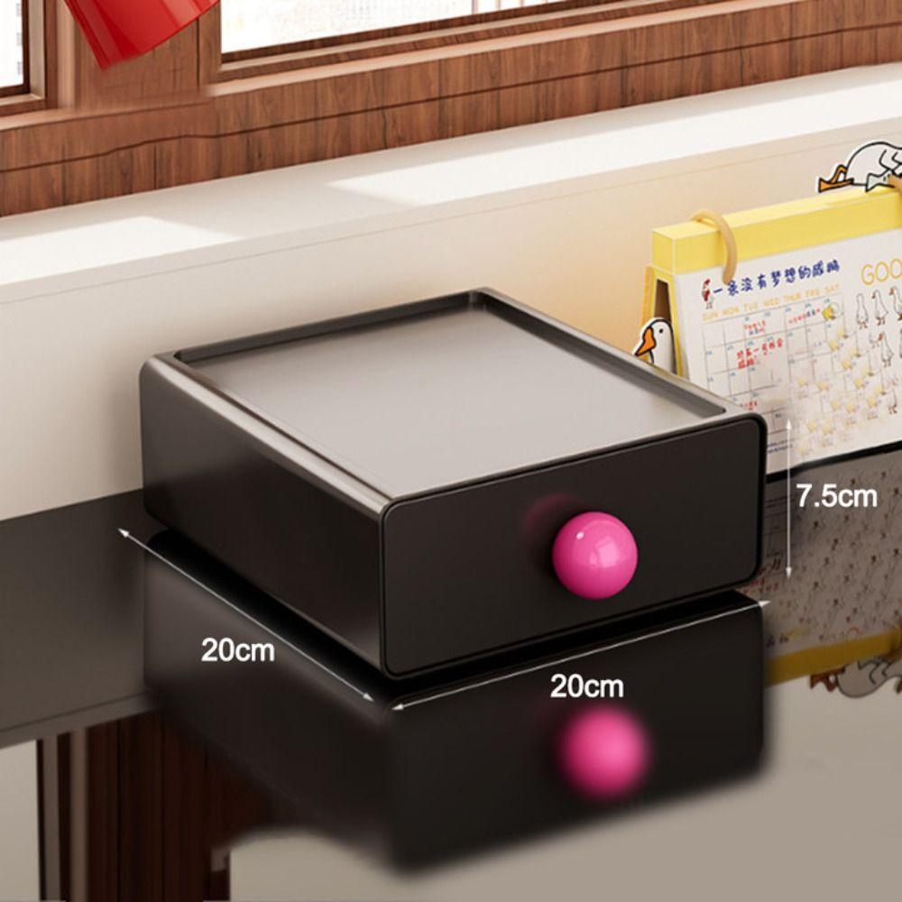 Stackable Desk Organizer Box Large Capacity Stationery Storage Rack  Home Office