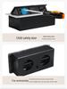 Multifunctional Pop-up Power Socket with USB and Three-Hole Design for Desks