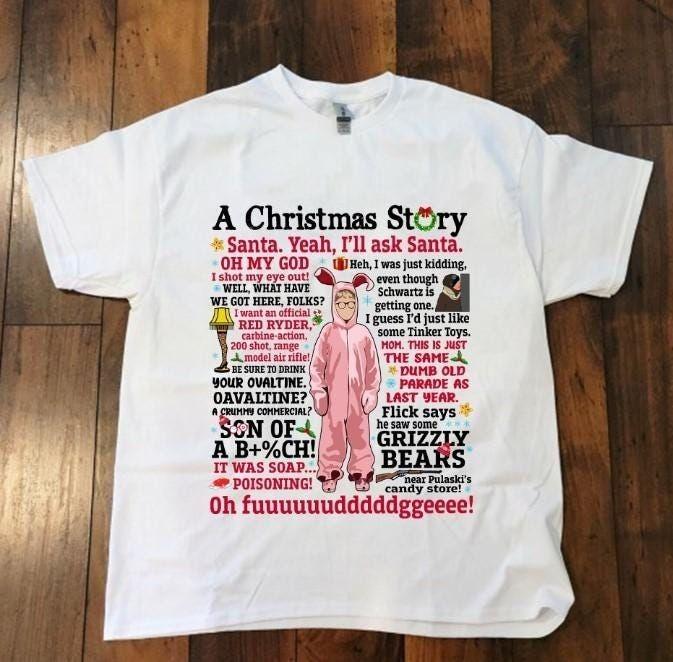 A Christmas Story Funny Unisex T Shirt, Christmas Story SG208 Unisex T-Shirt XXL