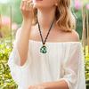 Empty Crystal Stone Holder Necklace Rope Cord Stone Bracelet Jewelry DIY Gift