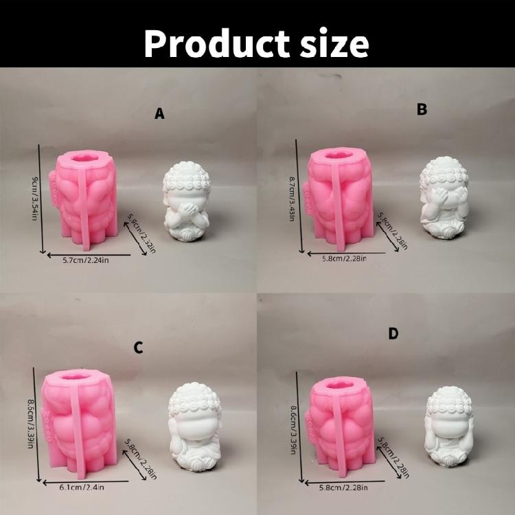 Religious Statue Silicone Candle Molds for Candle Soap Chocolate Candy Fondant Making Cement Gypsum Silicone Molds