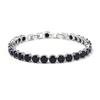 Super Flash Zircon Bracelet 6mm Multicolor Optional Jewelry Bracelet Platinum Plated Ladies Diamond Bracelet