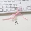 Cute Ballet Shoes Bowknot Keychain Hanging Decorations Keyring Hanging Ornament
