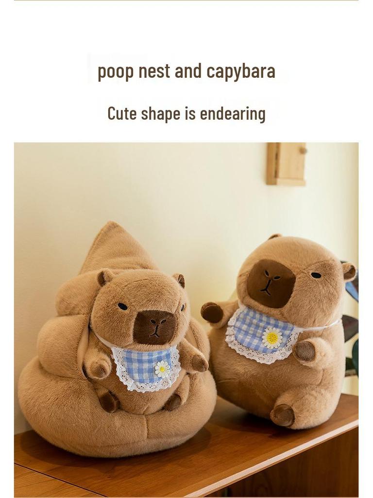 Capybara Ugly-Cute Plush Doll and Pillow Set