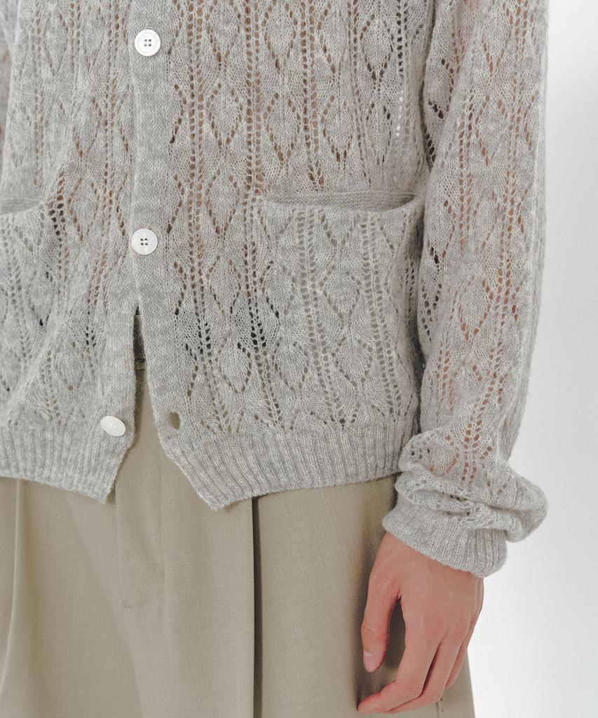 Mmic Unravel Cardigan (Gray)