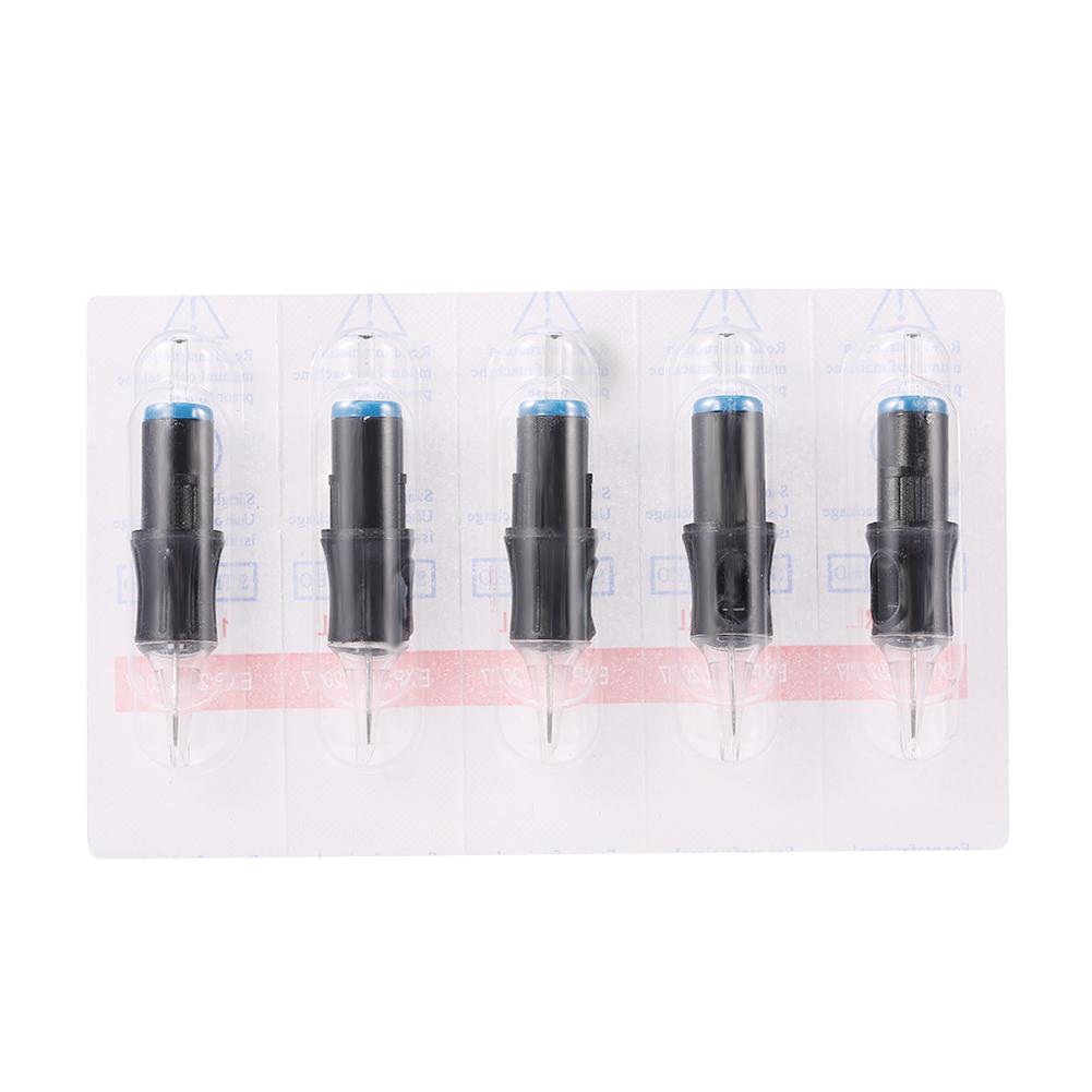 10pcs Disposable Semi Permanent Makeup Tattoo Cartridge Needles RL RM M1 RS for Makeup Machine