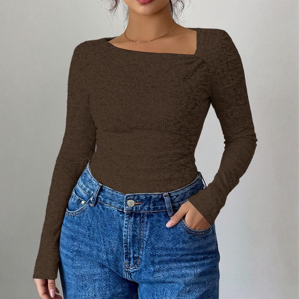 Women's Comfortable Loose Fashionable And Casual Long Sleeve Elegant Commuting And Casual Top