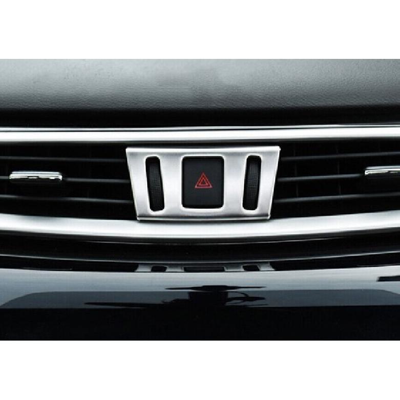 For Nissan Murano 2015-2024 Matte Silver Center Console AC Air Outlet Vent Trim