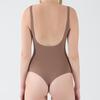 European and American Style Nude Backless Shaping Bodysuit - High Elastic, Breathable, Sexy, Tight Yoga Sleeveless Bodysuit for Women.