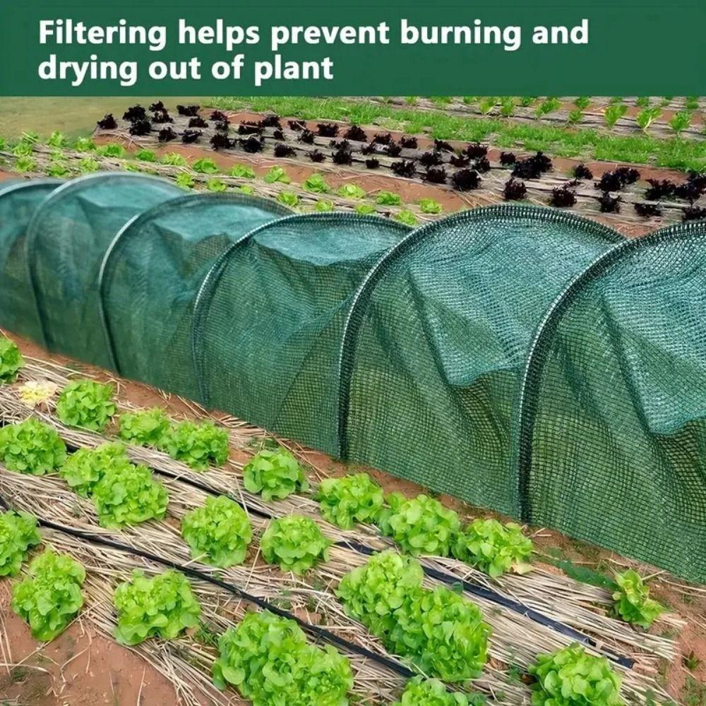 2 In 1 Shade Net Cover 3 Meters Sunshade Net Cover Easy Installation Plant Row Cover  Garden Tunnel