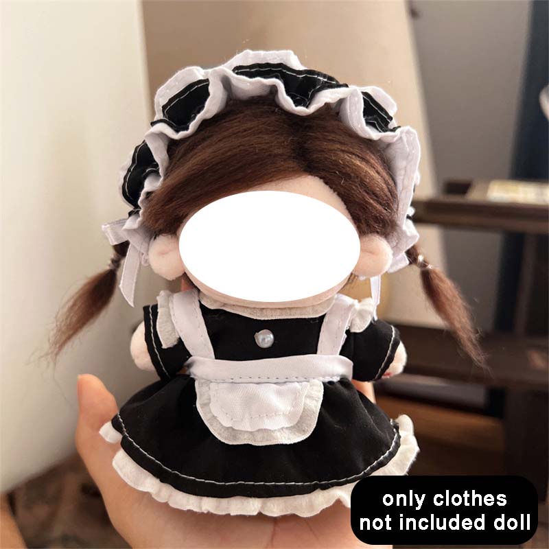 Lovely Dress Doll Clothes Accessories for 10cm Cotton Dolls Dress UP Doll Clothes DIY Accessories Games Toys Gifts