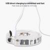 Bike Wheel Hub Lights Rechargeable 7 Colors 15 Modes LED Cycling Lights Colorful Bike Spoke Lights for Safety Warning