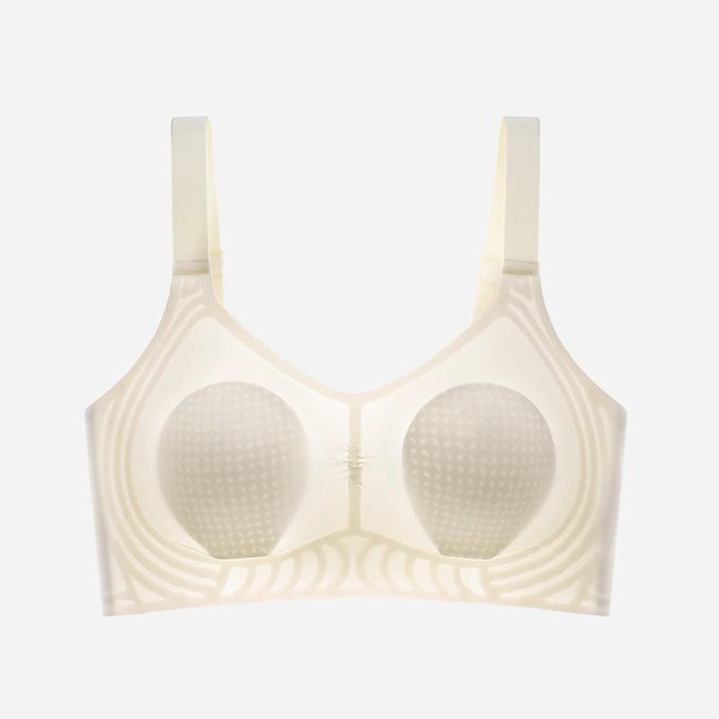 Traceless Underwear Women's Big Breasts Show Small and Thin, Close the Secondary Breasts, Support the Upper Anti-sagging Soft Support