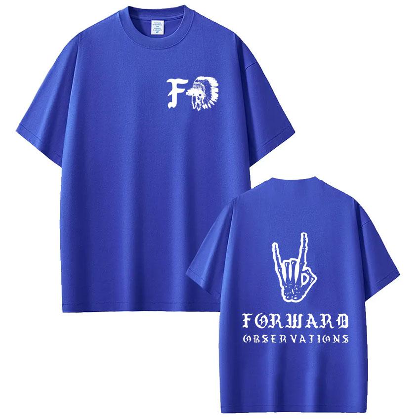 Forward Observations Group Skeleton Tshirt Unisex Women Clothing Fashion Oversized Casual Short Sleeve T Shirt Harajuku Streetwear