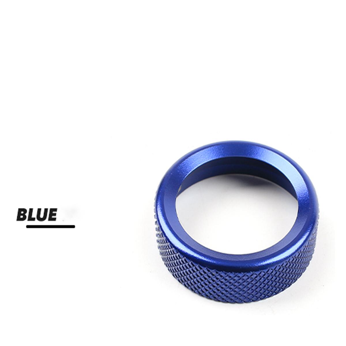 

For Hyundai Kona SX2 2026 2026 Interior Accessories Aluminum Car Central Console Gear Shift Drive Model Control Knob Ring Cover синий