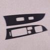 4pcs Carbon Fiber Window Lift Switch Panel Cover Trim Frame Decoration Fit For Lexus IS250 IS350 2006 2007 2008 2009 2010 LHD