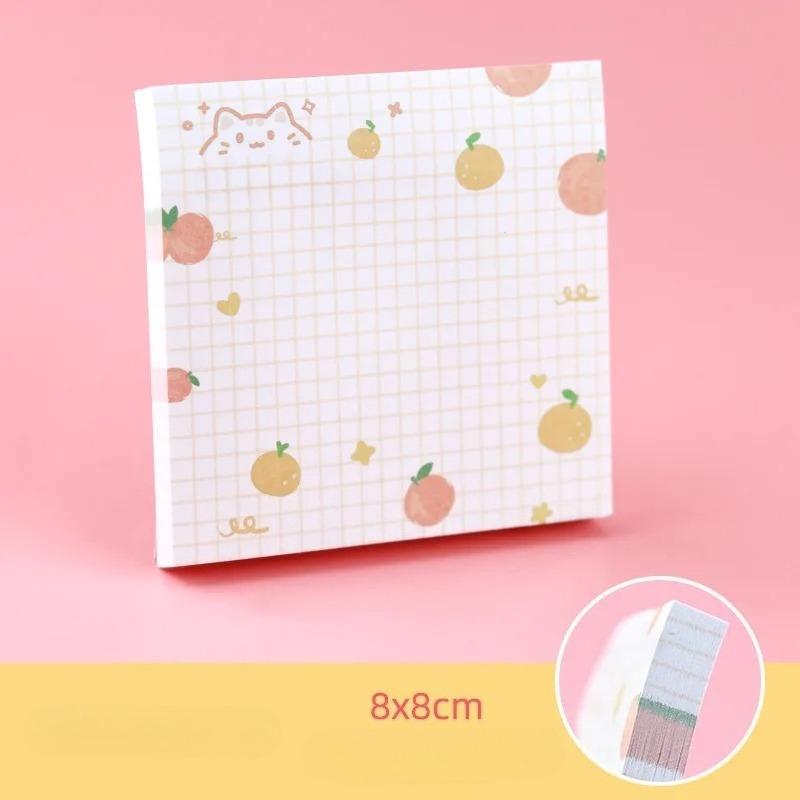 80 arkuszy w opakowaniu Owocowe karteczki samoprzylepne Lista rzeczy do zrobienia Dziennik zapisków Dekoracyjne memo Praktyczne artykuły papiernicze Naklejka Karteczka samoprzylepna
