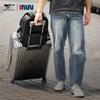SEPTWOLVES Leather Travel Backpack, Business Backpack, Large Capacity Laptop Bag