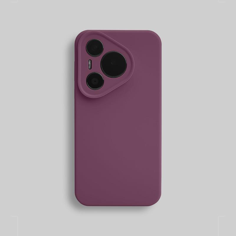 Pure color true liquid silicone is suitable for Huawei Pura70Pro + mobile phone case, fine hole all-inclusive, anti-drop soft cover.