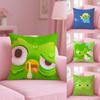 D-Duolingo Owl D-Duo Cushion Cover Plush Fabric Soft Double-Sided Printed Sofa Warm Winter Home Gift Pillow Cover