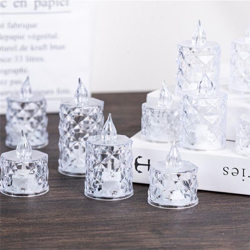 Diamond-Shaped Romantic LED Candle Light for Nighttime Ambiance