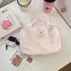 Korean Style Large Capacity Denim Makeup and Toiletry Travel Bag
