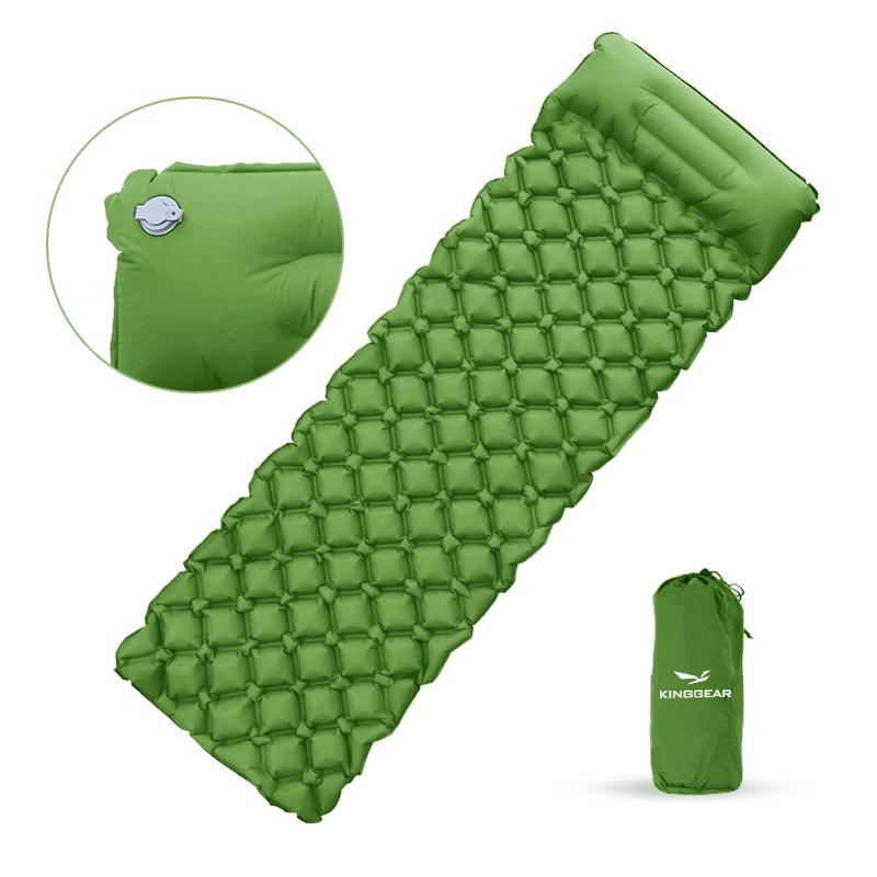 Outdoor Pad Inflatable Sleeping Pad Camping Self-inflating Mat Light Weight Tpu Nylon Air Mattress Pad for Camping Outdoor 190*58*5cm темно-синий