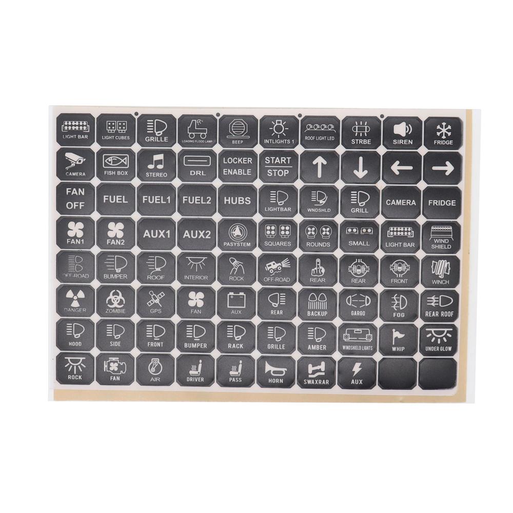 6 Gang Switch Panel Circuit Breaker Control Relay Kit for Car Truck UTV 12V-24V