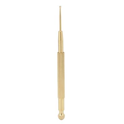 Ear Acupuncture Pen Reduce Pain Double Heads Prevent Slip Brass Ear Acupoint Reflexology Massage