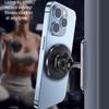 Magnetic Base Phone Mount Bracket Universal for Most Mobile Phone Rotating Aluminum Stand Holder for GYM Metal Surfaces