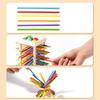 Parent Child Interactive Wooden Stick Children'S Two Person Battle Spatial Thinking Training Puzzle Toy