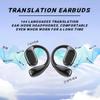 Real Time Translation Earbuds 144 Languages Ai Headphones Wireless Bluetooth 5.4 Translator Earphones for iOS & Android
